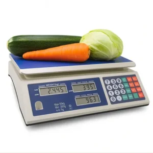 Balança digital eletrônica comercial 40kg precisão familar mercado azul domestico cozinha