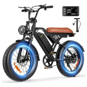 Bicicleta elétrica xroymexroy eb5 750w para adultos, aro 20, com bateria 10.4ah preto
