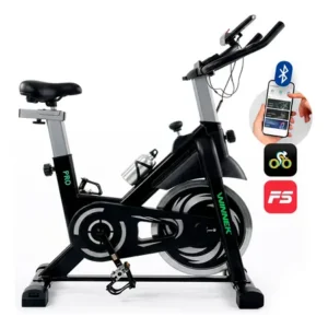 Bicicleta spinning winnek enduro com roda de inércia 20kg e bluetooth