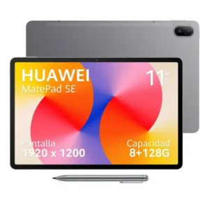 Tablet huawei matepad se 11 8+128gb + caneta m-pen lite tela fullview de para conforto visual superbateria 7700 mah 225w câmera traseira 8 mpcâmera frontal 5 mp cinza nebula