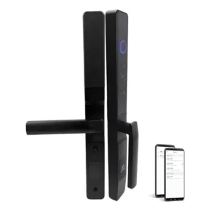 Fechadura estreita b8 digital biométrica biometria para porta de correr pivotante abrir app tuya