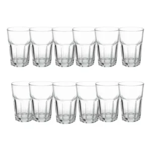 Jogo copo bristol 410ml 12 peças - nadir cristalino