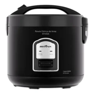Panela de arroz britânia, preta, 220v - bpa06a