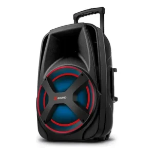 Caixa amplificada mondial cm-650-n 650w bluetooth mic guitar