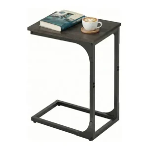 Mesa de centro com estrutura metal, apoio, preto