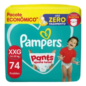 Fralda pants ajuste total tamanho xxg 74 unidades pampers