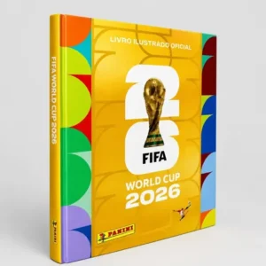 Álbum capa dura ouro - copa do mundo 2026 fifa world cup