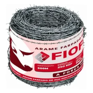 Arame farpado 500 metros fio forte 250kgf cercas rurais
