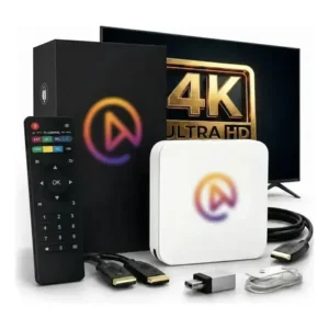 Smart tv stick v10 4k android 10 wifi 5g 3 geração copa 2026 preto