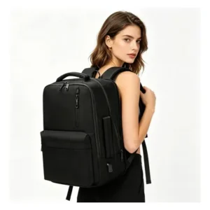 Mochila feminina, impermeável, reforçada, com capacidade expansível de 25 a 40 l, capaz acomodar um laptop 15,6 polegadas, porta carregamento sub
