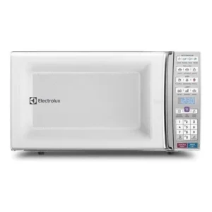 Micro-ondas electrolux de bancada branco com função tira odor e manter aquecido 34l meo44