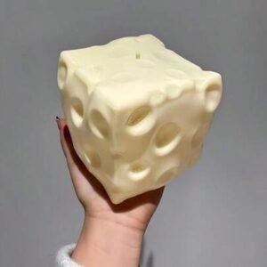 1pc-squishy, jumbo cheese squishy, clay/flour handmade ball, pliable, slow rebound suitable for girls. stress relief toy teenagers, gift, squeeze toy, -easter gift-birthday gift-christmas gift-holiday gift1pc-squishy, gift