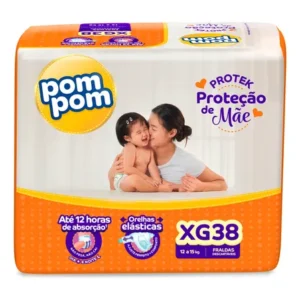 Fralda pom proteção de mãe xg com 38 unidades