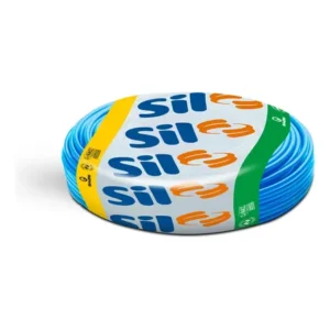 Fio flexivel sil 10mm 750v rolo 100m azul