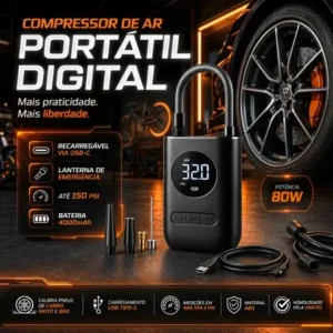 Portátil b&g mini compressor