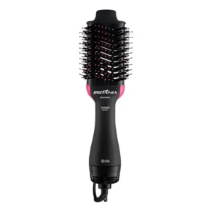 Britânia escova secadora bec02pr 4 em 1 1300w cor preto e rosa