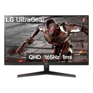 Monitor lg ultragear 32gn600 - 32" 2k qhd 165hz, 1ms (mbr), hdr10, free sync