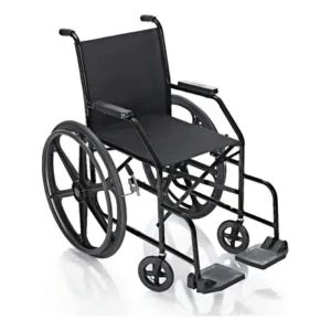 Cadeira de rodas simples pneu macico 40cm 90kg prolife