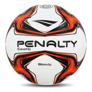Bola futebol campo penalty bravo xxiv laminado pu ultra fusion câmara 6d oficial tamanho 5 alta durabilidade controle precisão treino e jogos em gramado