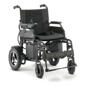 Cadeira de rodas motorizada dobrável d800 até 120kg dellamed cor preto