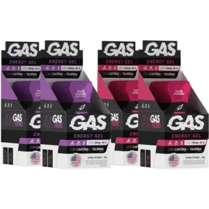 Kit 4x caixas gas gel energético 40 sachês bodyaction sabor guaraná com açaí/morango