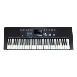 Teclado musical bravo estudante iniciante bp100 5/8 61 teclas tamanho padrão 300 ritmos timbres cor preto