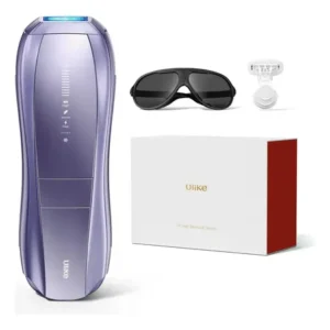 Depilador a laser ipl ulike air 10 sem dor com resfriamento em safira, 26j, luz dupla, skinsensor, modo shr, para corpo, rosto e barba masculina, bivolt, unissex