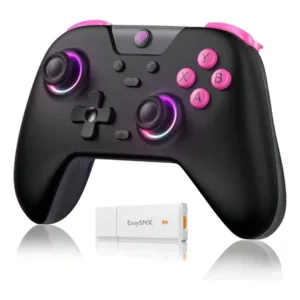 Controle bluetooth sem fio easysmx x05 para pc android, cor - preto