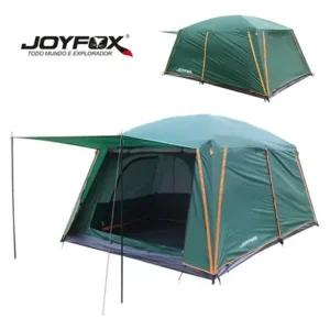 Barraca iglu joyfox family luxe 12 pessoas verde com impermeabilidade 4000 mm