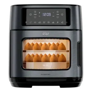 Fritadeira elétrica air fryer oven black inox wap waod2