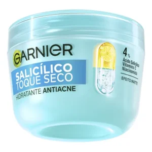 Hidratante facial antiacne toque seco com ácido salicílico, uniformiza a pele, reduz imperfeições e controla oleosidade por 8 horas, garnier, 85g