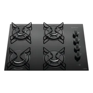 Cooktop 4 bocas atlas agile up mesa vidro mega chama bivolt