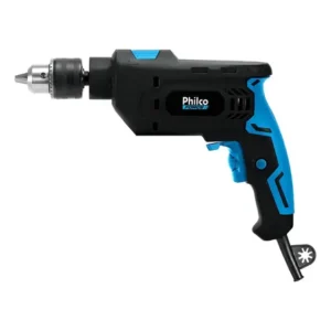 Furadeira philco force 3000 rpm mandril 13mm 850w pfu04 cor preto com detalhes em azul