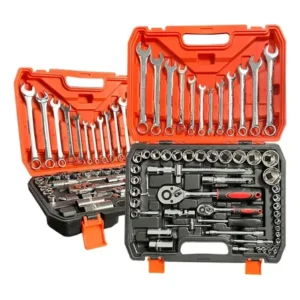 Jogo soquete chave combinada catraca 61 pcs c/ maleta cor sortido