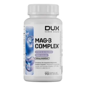 Magnésio mag-3 complex - 90 capsulas dux nutrition sabor sem