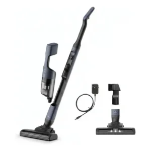 Aspirador de pó vertical electrolux erg019 sem fio portátil bateria ergorapido 2 em 1 luz frontal led escova rotativa aspira capacidade 950ml bivolt 30 min azul