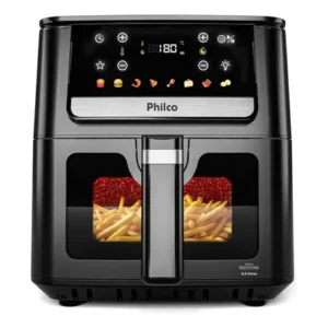 Air fryer philco 6,5l visor glass e redstone 1700w paf65a