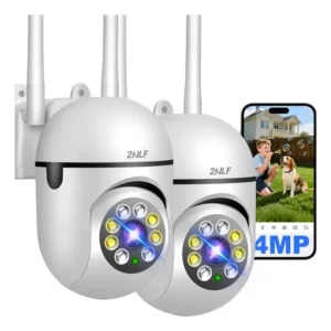 2 un câmera de segurança wifi 4mp ultra hd vigilância com alarme foco 360° visão noturna em cores