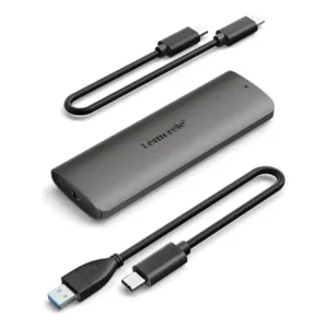 Lemorele usb-c (type-c) 3.1 gen 2 hard drive enclosure/ssd cinza