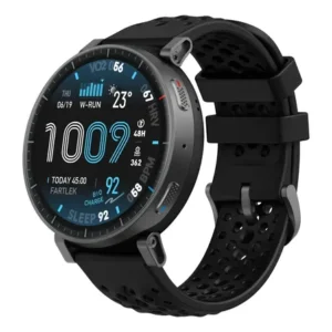 Relógio inteligente amazfit active max amoled 1,75 gps 5atm cinza silicone preto