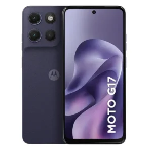 Smartphone motorola moto g17 4g - 128gb 12gb (4gb ram + 8gb boost), camera 50mp sony lytia 600, tela fhd+ 60hz, bateria 5200 mah roxo