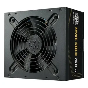 Fonte de alimentação 750 w - coolermaster mwe v3 80 plus gold black