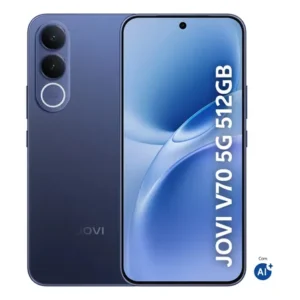 Smartphone jovi v70 5g câmera 200mp 512gb de memória 16gb ram (8gb + 8gb expansível) bateria 7000mah, processador octa-core, pacote benefícios com troca tela grátis - azul safira