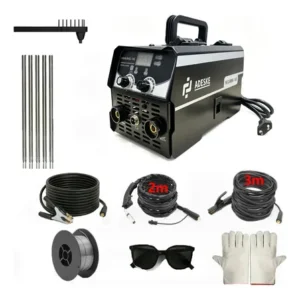 Maquina melhor ferro pistola de inversor solda mig/mma e eletrodo sem gas máquinas rosqueamento automático para eletricistas profissional preto