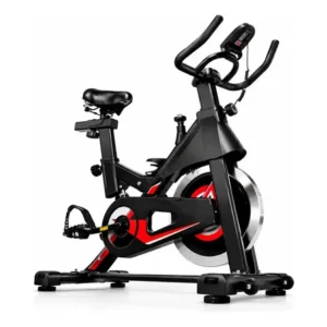 Bicicleta ergométrica spinning roda 20 kg semiprofissional vermelho