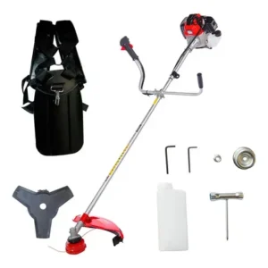 Roçadeira lateral a gasolina 2 hp 52cc 2t guidão bicicleta - toyama