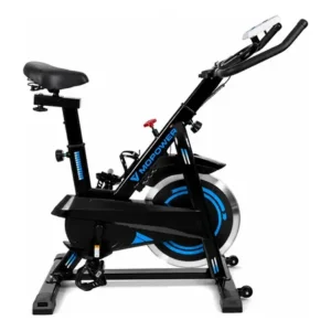 Bicicleta ergométrica spinning mopower cycling experience roda inércia 20kg suporta até 120kg