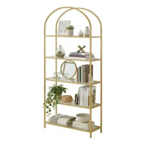 Estante organizadora, 83 x 30,2 183,5 cm, para sala de estar e escritório, coleção baris