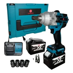 Chave de impacto 3/4 - 3000nm a bateria azul-aço 50hz/60hz