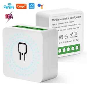 Interruptor inteligente wifi forestry mini 1ch 16a alexa tuya smart life google assistant modulo relé automação 100-240v switch dimmer